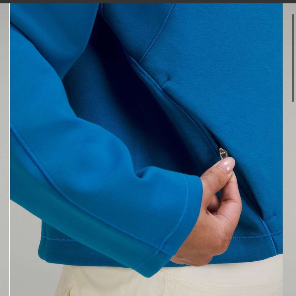 Lululemon AirWrap Modal Pullover Hoodie 4/Poolside - Picture 5 of 11